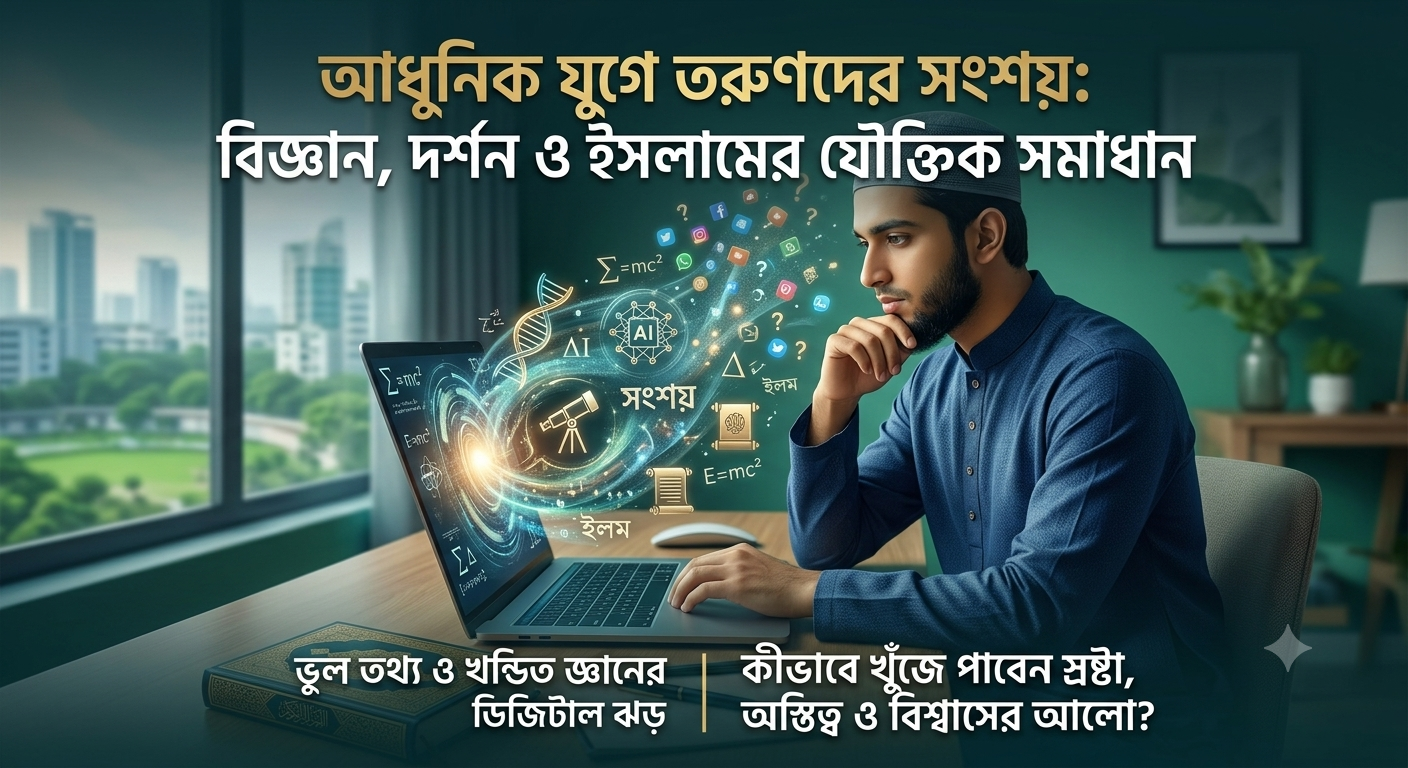 আধুনিক যুগে তরুণদের সংশয়: বিজ্ঞান, দর্শন ও ইসলামের যৌক্তিক সমাধান